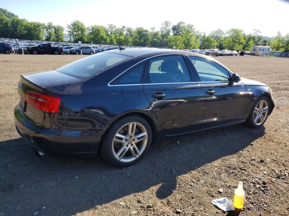 2012 Audi A6 VIN WAUBGAFC9CN005374 COPART salvage auction — FRONT END, Ny - Mv-907A Salvage Certificate, sold $650 on 2026-07-02 (photo 3)