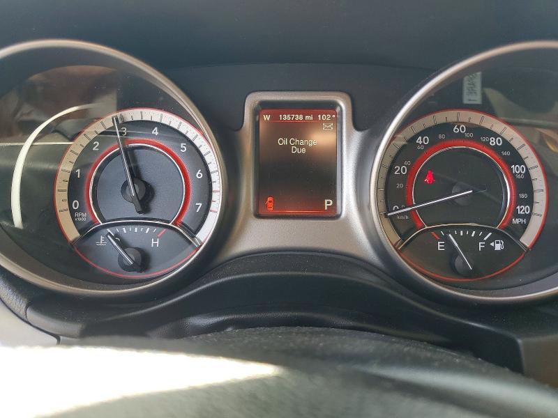 2018 Dodge Journey VIN 3C4PDDGG9JT197204 COPART salvage auction — HAIL, Ok - Cert Of Title-Salvage, sold $2,550 on 2026-07-31 (photo 9)