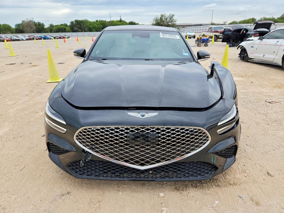 2022 Genesis G70 VIN KMTG34TA5NU103725 COPART salvage auction — FRONT END, TX - SALVAGE VEHICLE TITLE (P), sold $3,850 on 2026-07-16 (photo 5)