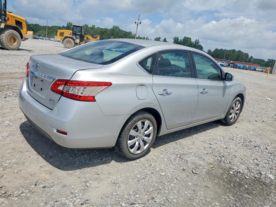 2014 Nissan Sentra VIN 3N1AB7AP9EY209580 COPART salvage auction — FRONT END, Al - Certificate Of Title, sold $375 on 2026-07-09 (photo 3)