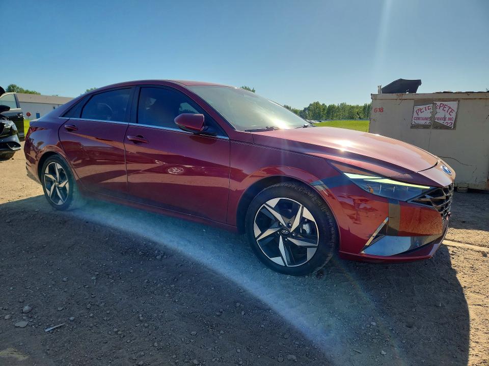 2023 Hyundai Elantra VIN KMHLN4AJ2PU074094 COPART salvage auction — SIDE, OH - CERT OF TITLE-SALVAGE, sold $4,500 on 2026-07-06 (photo 4)