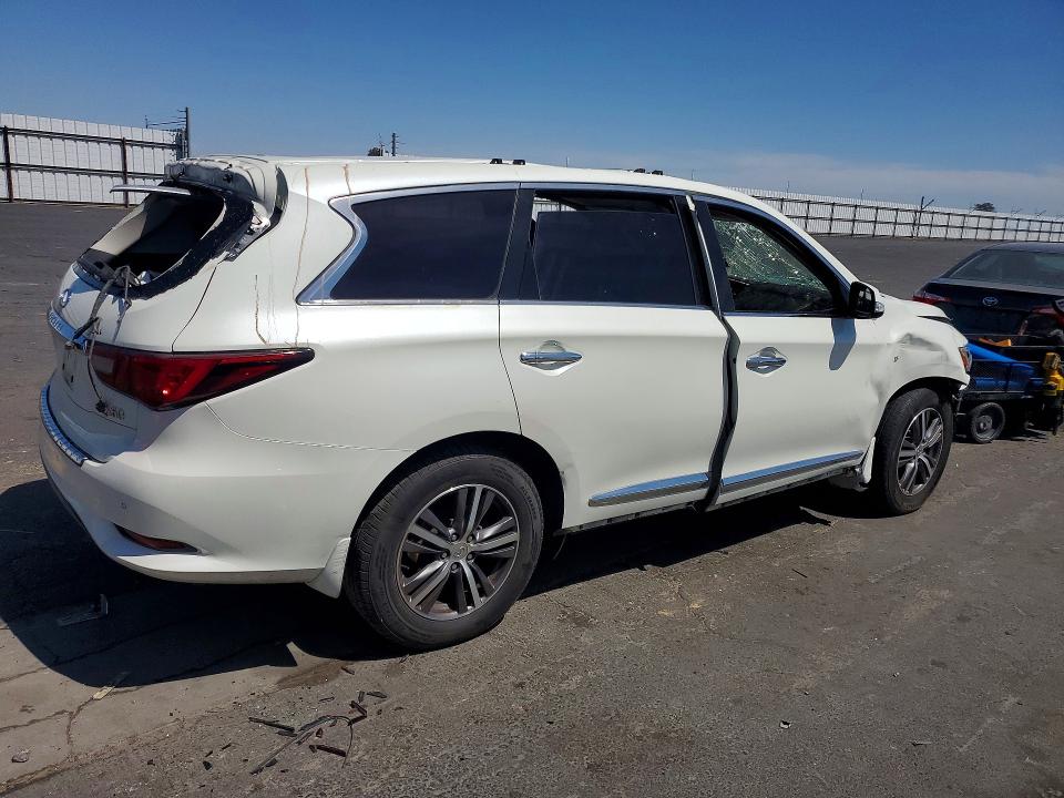 2020 Infiniti Qx60 VIN 5N1DL0MN6LC509507 COPART salvage auction — VANDALISM, Ca - Salvage Certificate, sold $500 on 2026-07-02 (photo 3)