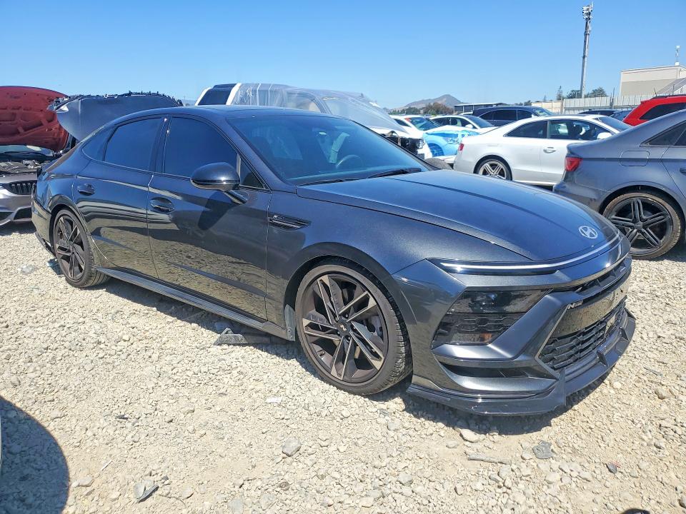 2024 Hyundai Sonata VIN KMHL54JCXRA393944 COPART salvage auction — REAR END, Ca - Salvage Certificate, sold $8,600 on 2026-07-16 (photo 4)
