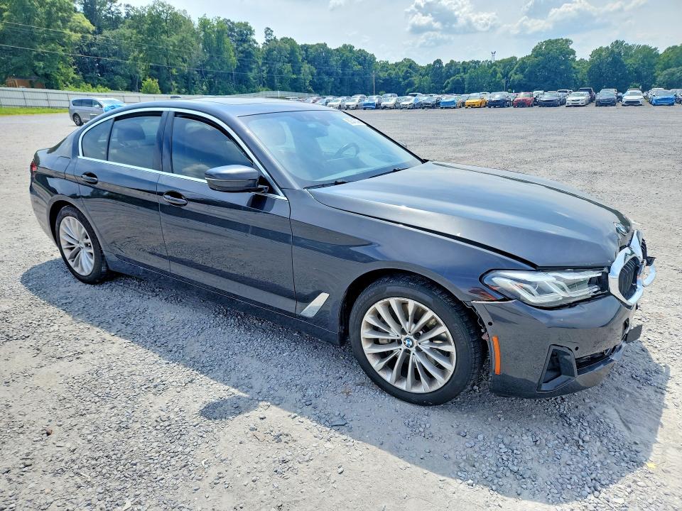 2021 BMW 5er VIN WBA53BJ02MWW92592 COPART salvage auction — FRONT END, Nc - Salvage Certificate Of Title, sold $13,400 on 2026-07-22 (photo 4)