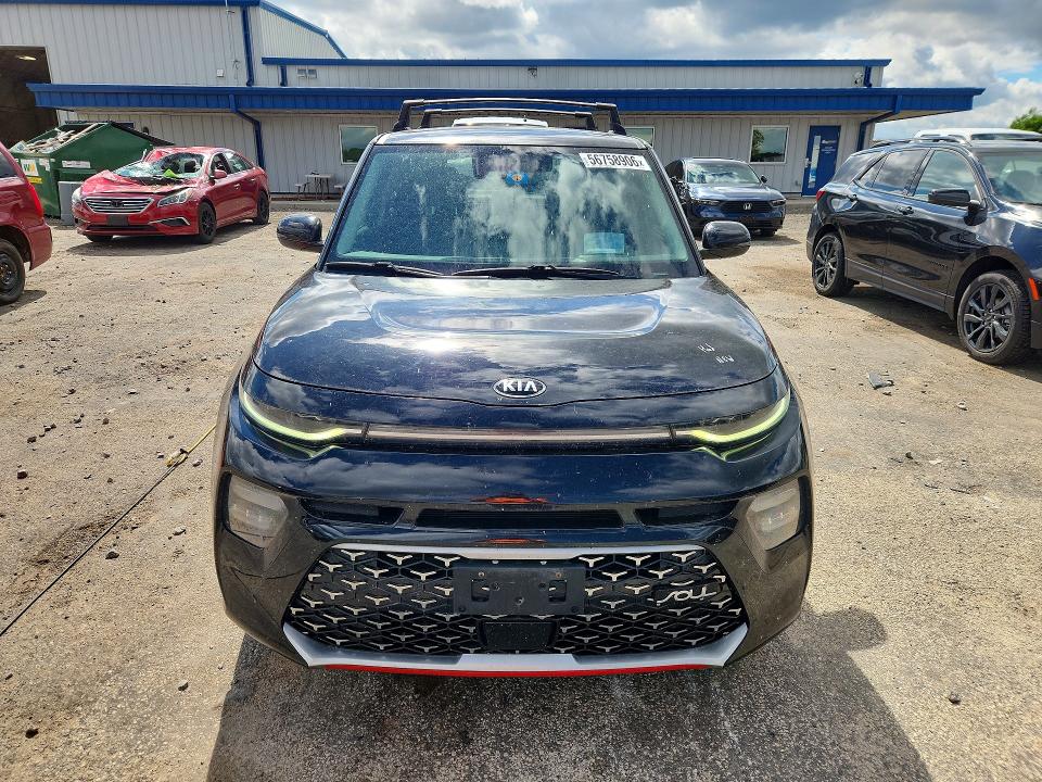 2021 Kia Soul VIN KNDJ53AF2M7744545 COPART salvage auction — HAIL, Wi - Cert Of Title-Claim Paid, sold $7,400 on 2026-07-07 (photo 5)