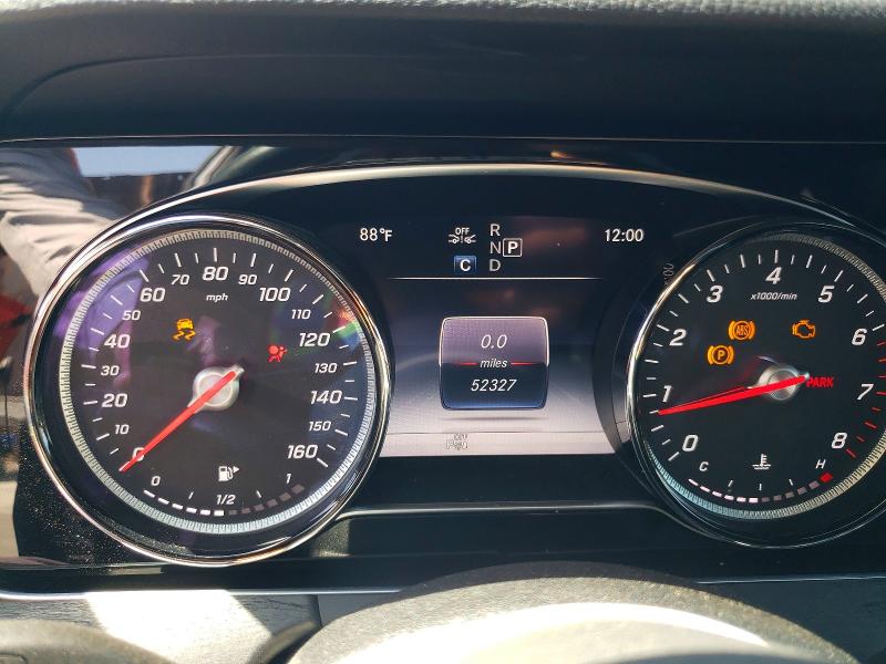 2019 Mercedes-benz E-klasse VIN WDDZF4JB8KA522522 COPART salvage auction — FRONT END, Ca - Salvage Certificate, sold $200 on 2026-07-31 (photo 9)