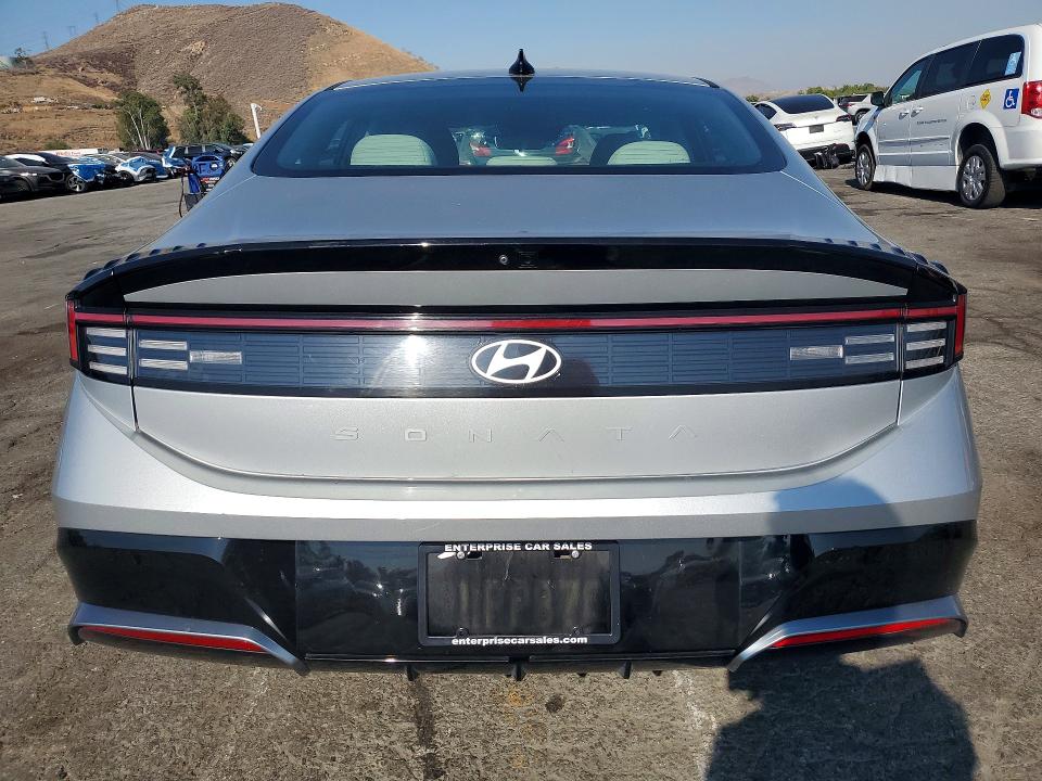 2024 Hyundai Sonata VIN KMHL64JA2RA374588 COPART salvage auction — FRONT END, Ca - Salvage Certificate, sold $5,800 on 2026-07-02 (photo 6)
