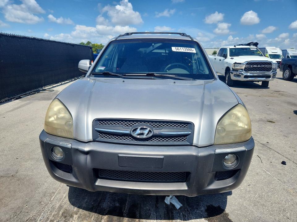 2006 Hyundai Tucson VIN KM8JN12D26U354630 COPART salvage auction — REAR END, Fl - Certificate Of Destruction, sold $900 on 2026-07-02 (photo 5)
