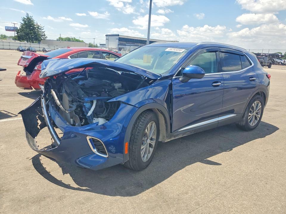 2023 Buick Envision VIN LRBAZLR41PD014833 COPART salvage auction — FRONT END, Oh - Cert Of Title-Salvage, sold $1,400 on 2026-07-15 (photo 1)