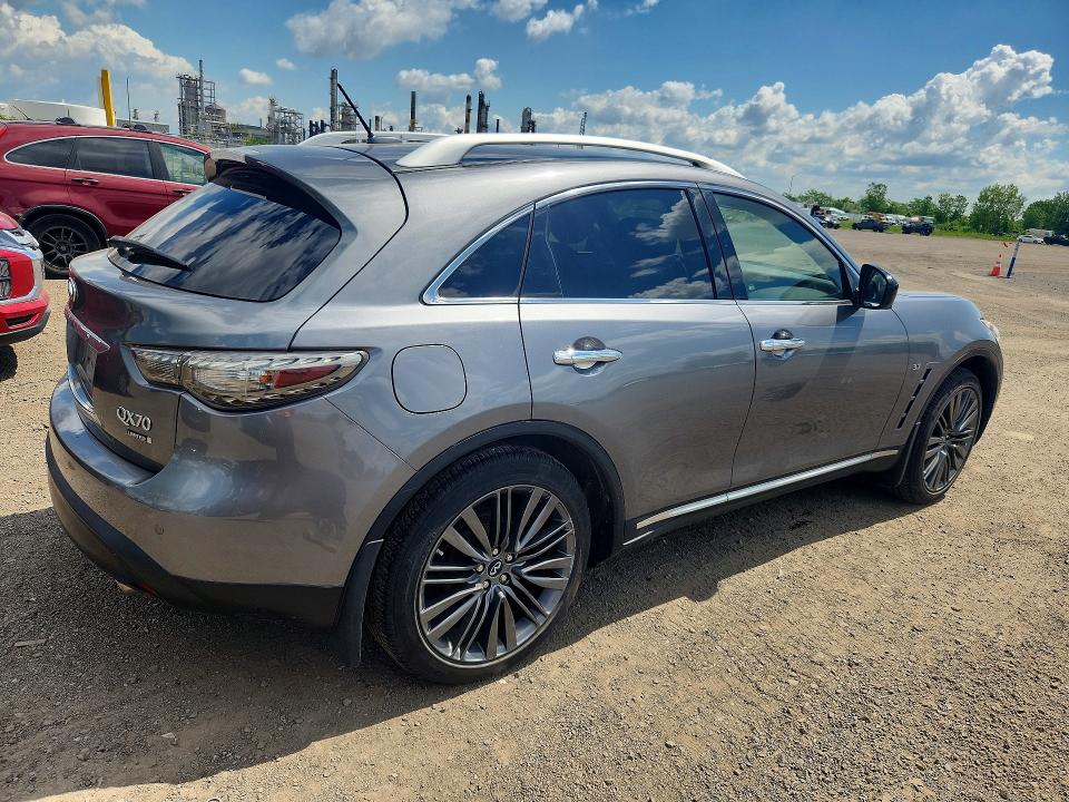 2017 Infiniti Qx70 VIN JN8CS1MW9HM410803 COPART salvage auction — MISSING/ALTERED VIN, Qc - Irrecuperable, sold $450 on 2026-07-28 (photo 3)