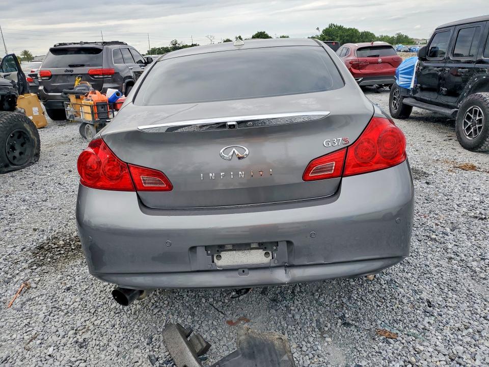 2010 Infiniti G37 VIN JN1CV6AP0AM408816 COPART salvage auction — SIDE, Fl - Cert Of Title Slvg Rebuildable, sold $1,250 on 2026-07-07 (photo 6)
