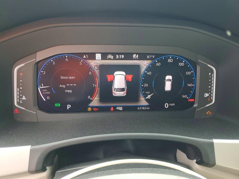 2021 Volkswagen Atlas VIN 1V2FR2CA8MC541316 COPART salvage auction — FRONT END, GA - CERT OF TITLE-SALVAGE, sold $7,700 on 2026-07-28 (photo 9)