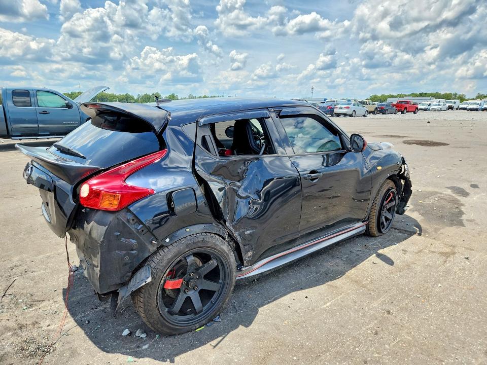 2014 Nissan Juke VIN JN8DF5MV1ET150051 COPART salvage auction — REAR END, Fl - Cert Of Title Slvg Rebuildable, sold $25 on 2026-07-27 (photo 3)
