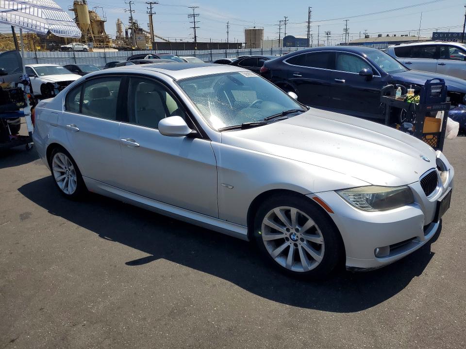 2011 BMW 3 series VIN WBAPH7G57BNN07868 COPART salvage auction — FRONT END, Ca - Salvage Certificate, sold $975 on 2026-07-06 (photo 4)
