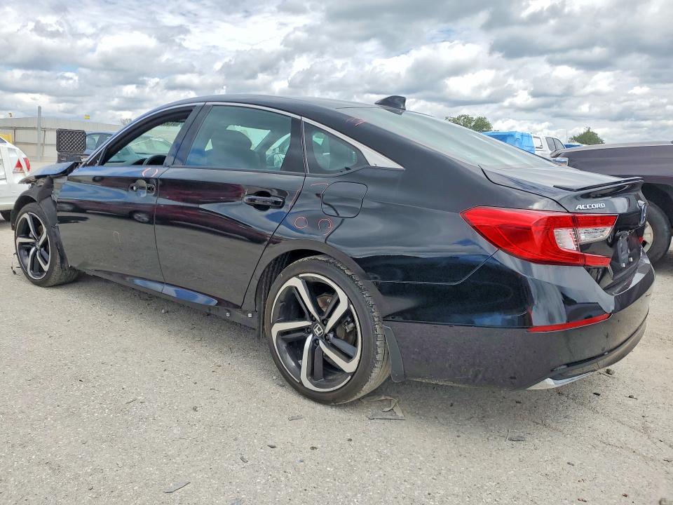 2022 Honda Accord VIN 1HGCV3F2XNA041912 COPART salvage auction — FRONT END, In - Cert Of Title-Salvage Title, sold $8,100 on 2026-08-21 (photo 2)