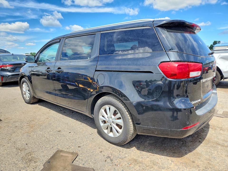 2016 Kia SEDONA VIN KNDMB5C10G6111202 COPART salvage auction — NORMAL WEAR, Wv - Certificate Of Title, sold $3,000 on 2026-07-10 (photo 2)