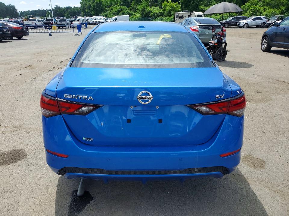 2022 Nissan Sentra VIN 3N1AB8CV2NY288818 COPART salvage auction — REAR END, Va - Certificate Of Title, sold $5,200 on 2026-07-03 (photo 6)