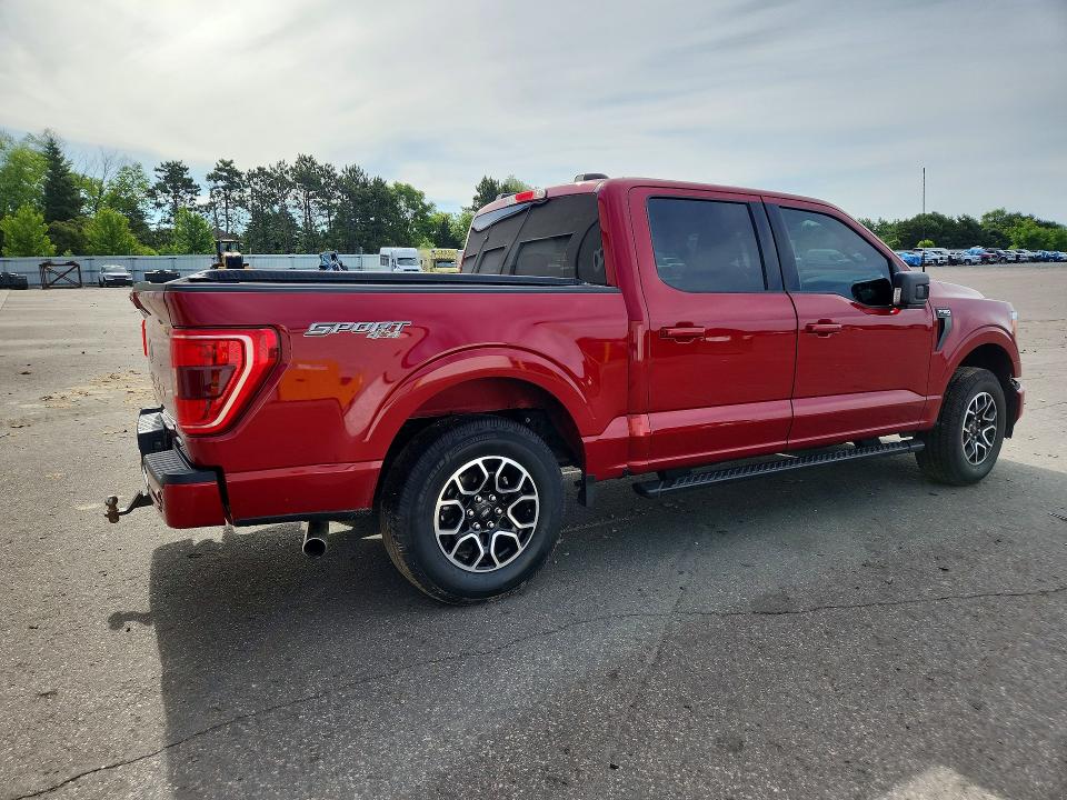 2022 Ford F-150 lightning VIN 1FTEW1EP2NKE65522 COPART salvage auction — REAR END, MN - CERT OF TITLE-SALVAGE, sold $9,800 on 2026-09-08 (photo 3)