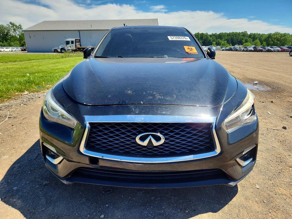 2018 Infiniti Q50 VIN JN1EV7AR6JM437317 COPART salvage auction — MECHANICAL, Oh - Certificate Of Title, sold $650 on 2026-07-12 (photo 5)