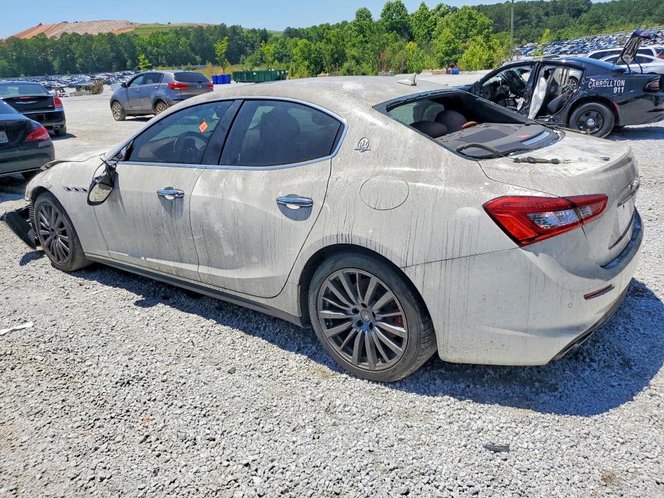 2019 Maserati Ghibli VIN ZAM57XSA8K1328257 COPART salvage auction — FRONT END, Ga - Cert Of Title-Salvage, sold $2,900 on 2026-07-20 (photo 2)