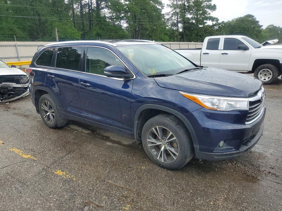2016 Toyota Highlander VIN 5TDKKRFHXGS174928 COPART salvage auction — SIDE, Al - Cert Of Title-Salvage Title, sold $8,000 on 2026-07-20 (photo 4)