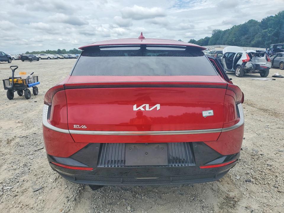 2022 Kia Ev6 VIN KNDC34LA1N5042395 COPART salvage auction — ROLLOVER, Ga - Cert Of Title-Salvage, sold $6,600 on 2026-07-22 (photo 6)