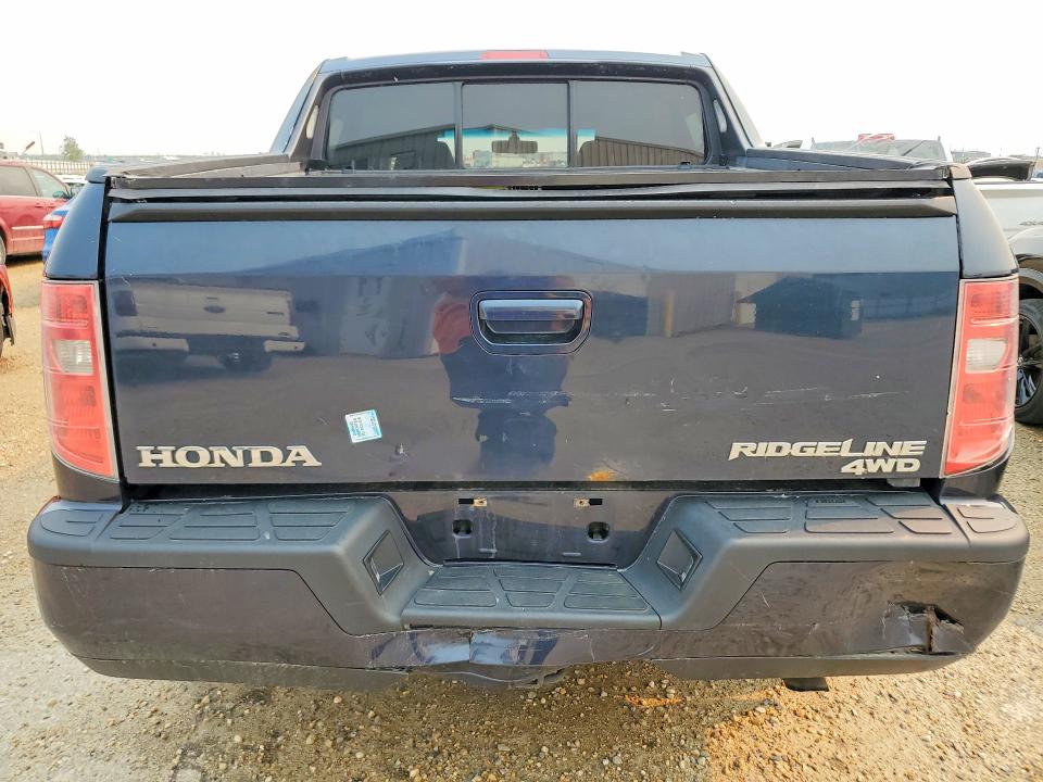 2010 Honda Ridgeline VIN 5FPYK1F56AB501751 COPART salvage auction — REAR END, Ab - Bos - Salvage, sold $1,800 on 2026-07-09 (photo 6)