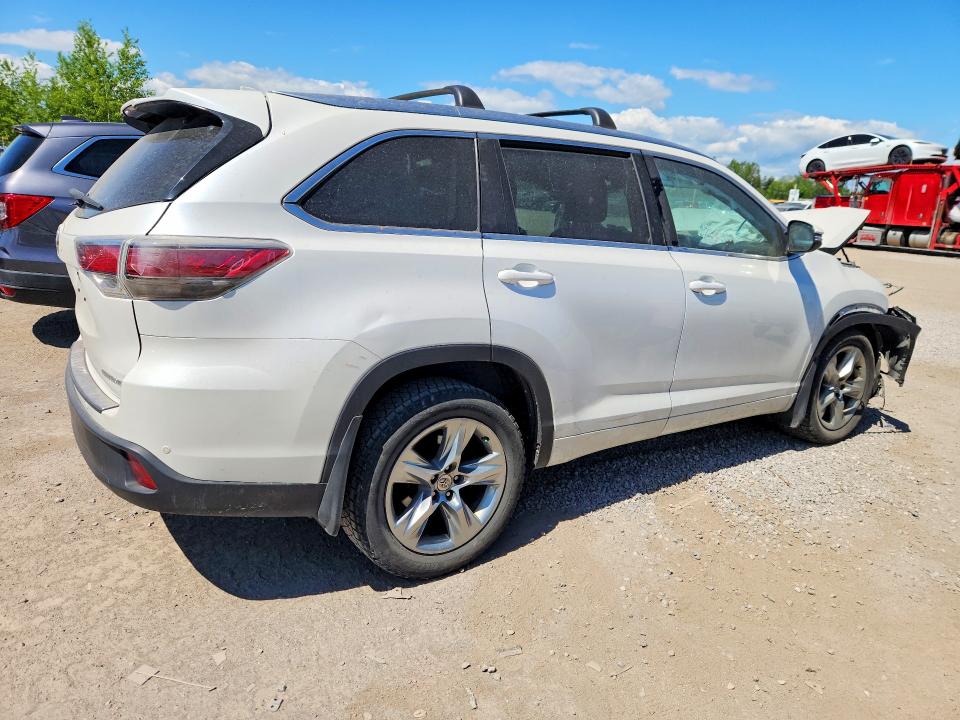 2015 Toyota Highlander VIN 5TDDKRFH5FS209480 COPART salvage auction — FRONT END, On - Permit Salvage, sold $7,800 on 2026-07-14 (photo 3)