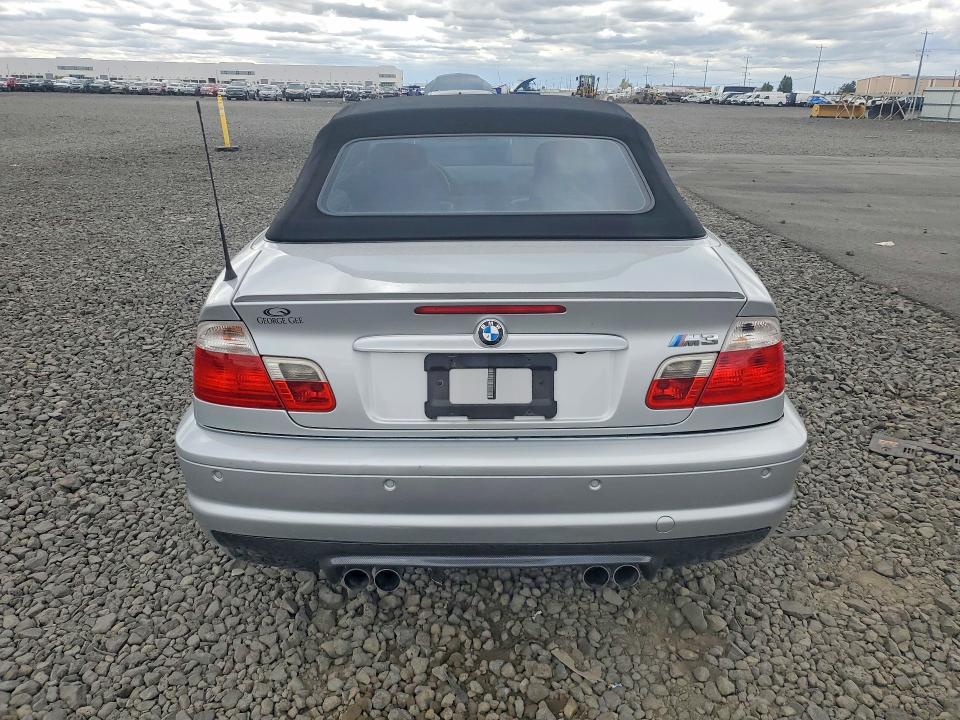 2002 BMW M3 VIN WBSBR93492EX23443 COPART salvage auction — REAR END, WA - BILL OF SALE, sold $3,600 on 2026-07-22 (photo 6)