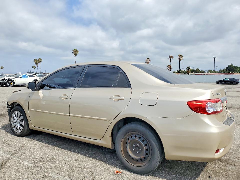 2013 Toyota Corolla VIN 5YFBU4EE3DP106608 COPART salvage auction — FRONT END, Ca - Salvage Certificate, sold $2,700 on 2026-07-31 (photo 2)