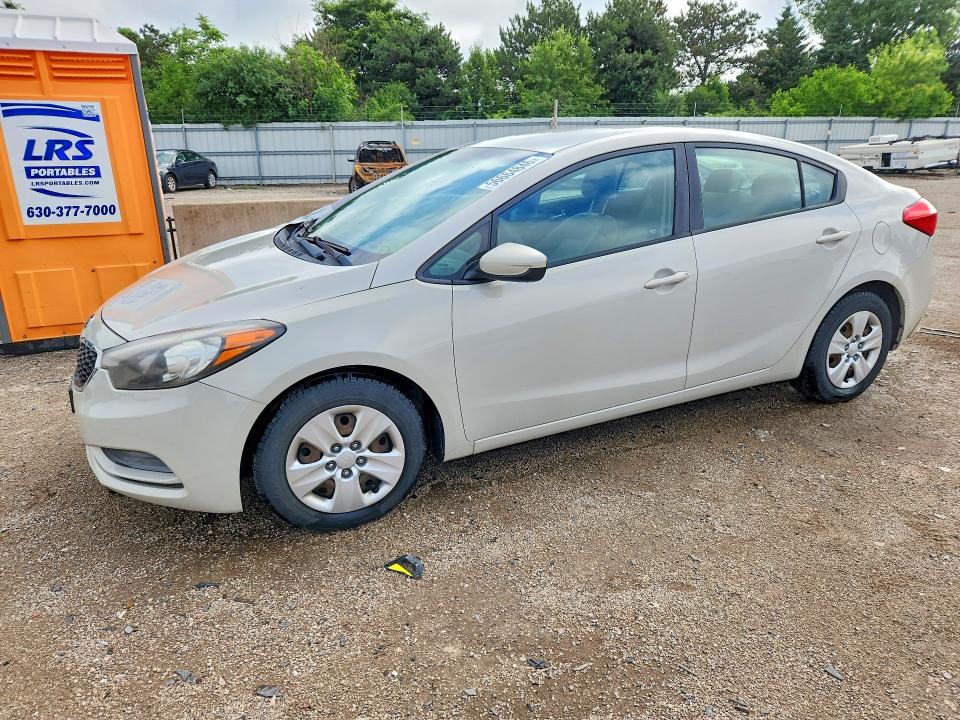 2015 Kia Forte VIN KNAFK4A68F5314891 COPART salvage auction — REAR END, Il - Salvage Certificate, sold $1,650 on 2026-07-16 (photo 1)