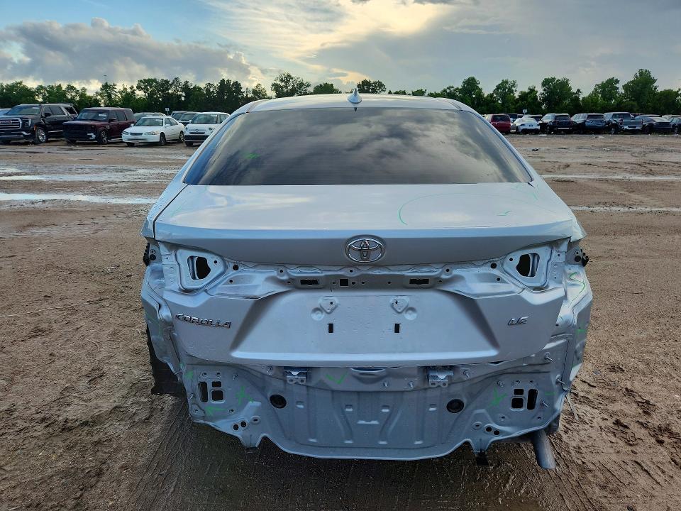 2024 Toyota Corolla VIN 5YFB4MDE4RP183884 COPART salvage auction — REAR END, TX - SALVAGE VEHICLE TITLE (P), sold $625 on 2026-07-28 (photo 6)