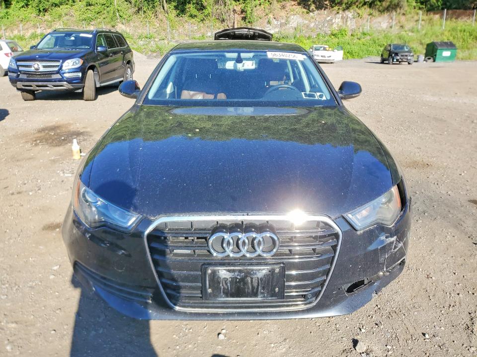 2012 Audi A6 VIN WAUBGAFC9CN005374 COPART salvage auction — FRONT END, Ny - Mv-907A Salvage Certificate, sold $650 on 2026-07-02 (photo 5)