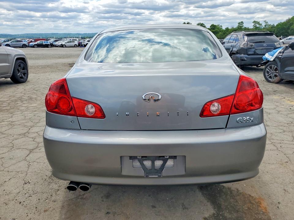 2006 Infiniti G35 VIN JNKCV51F76M616714 COPART salvage auction — FRONT END, PA - CERTIFICATE OF SALVAGE, sold $400 on 2026-07-21 (photo 6)