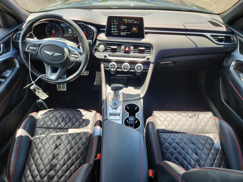 2019 Genesis G70 VIN KMTG34LE8KU014665 COPART salvage auction — FRONT END, Ct - Cert Of Title-Salvage, sold $6,200 on 2026-07-07 (photo 8)