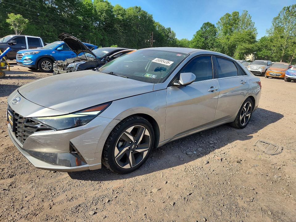 2021 Hyundai Elantra VIN 5NPLP4AG2MH012784 COPART salvage auction — SIDE, Pa - Certificate Of Salvage, sold $4,600 on 2026-07-20 (photo 1)