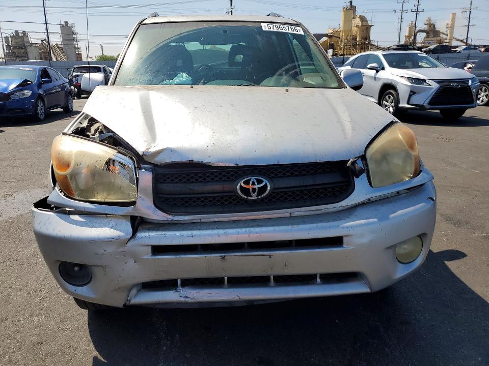 2005 Toyota Rav 4 VIN JTEGD20V950066480 COPART salvage auction — FRONT END, Ca - Salvage Certificate, sold $625 on 2026-07-06 (photo 5)