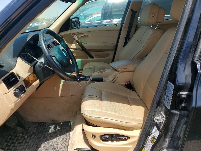 2009 BMW X3 VIN WBXPC93489WJ28220 COPART salvage auction — UNDERCARRIAGE, MI - CERTIFICATE OF TITLE, sold $625 on 2026-07-17 (photo 7)