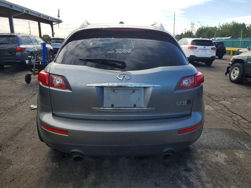 2006 Infiniti Fx35 VIN JNRAS08W06X205499 COPART salvage auction — SIDE, Co - Public - Salvage Title, sold $425 on 2026-07-07 (photo 6)