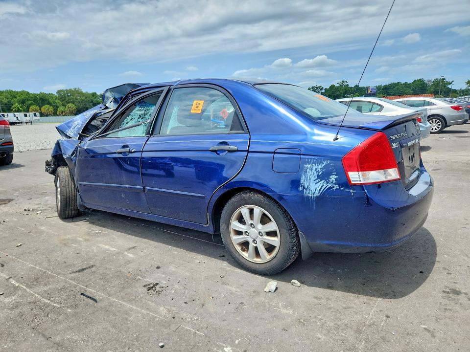 2007 Kia Spectra VIN KNAFE121075445002 COPART salvage auction — FRONT END, Fl - Cert Of Title Slvg Rebuildable, sold $350 on 2026-07-06 (photo 2)