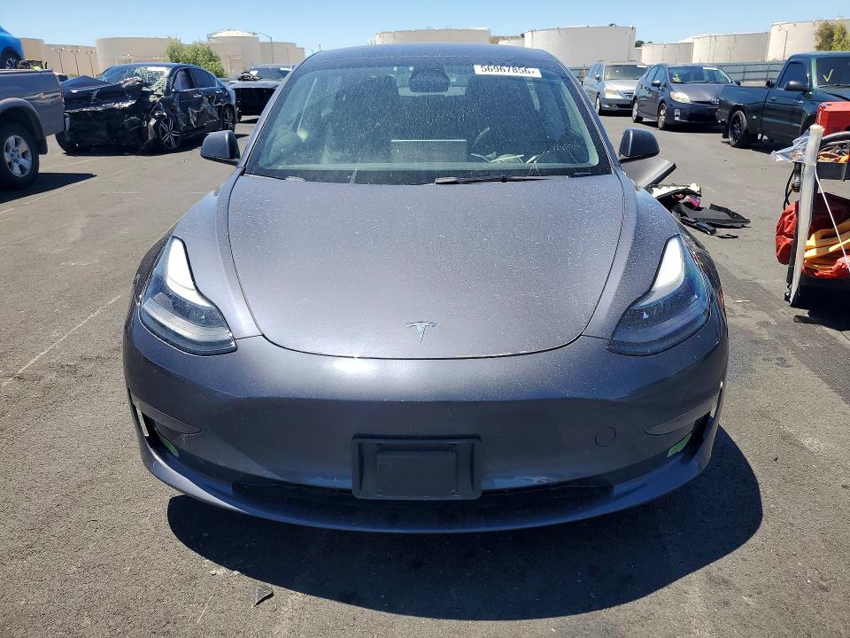 2023 Tesla Model 3 VIN 5YJ3E1EB7PF386359 COPART salvage auction — REAR END, Ca - Salvage Certificate, sold $11,100 on 2026-07-22 (photo 5)