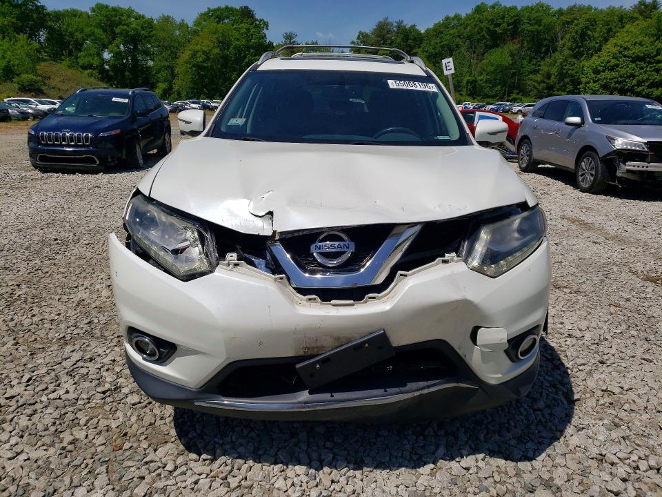 2016 Nissan VIN 5N1AT2MV8GC880799 COPART salvage auction — FRONT END, Ma - Cert Of Title-Reconstrctd Coll, sold $1,250 on 2026-07-02 (photo 5)