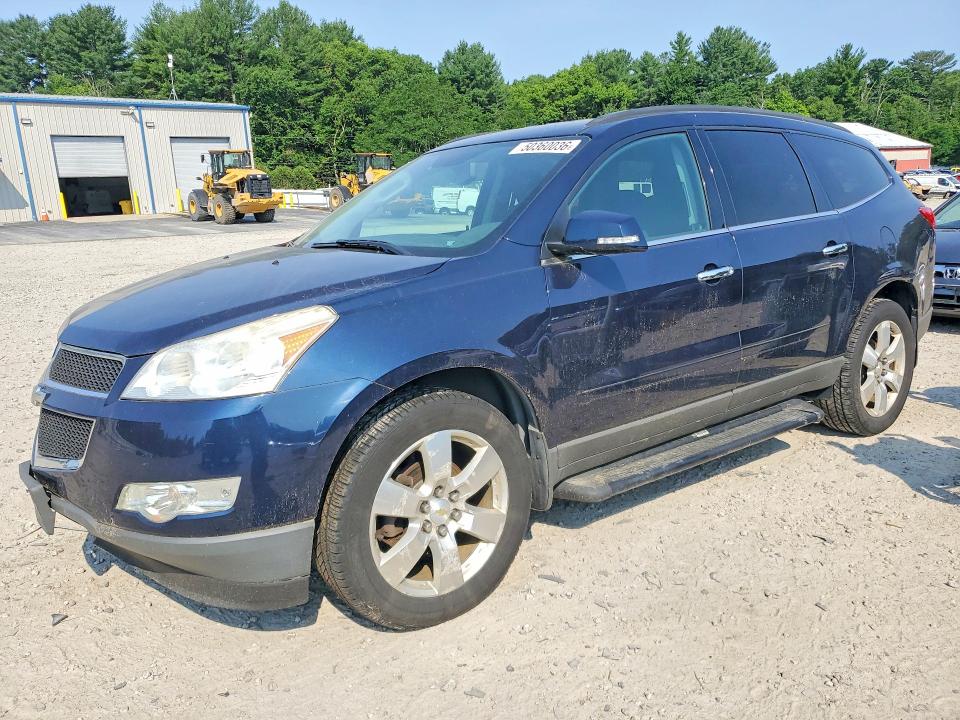 2012 Chevrolet Traverse VIN 1GNKRGEDXCJ276582 COPART salvage auction — REAR END, Ma - Cert Of Title-Reconstrctd Coll, sold $400 on 2026-07-09 (photo 1)