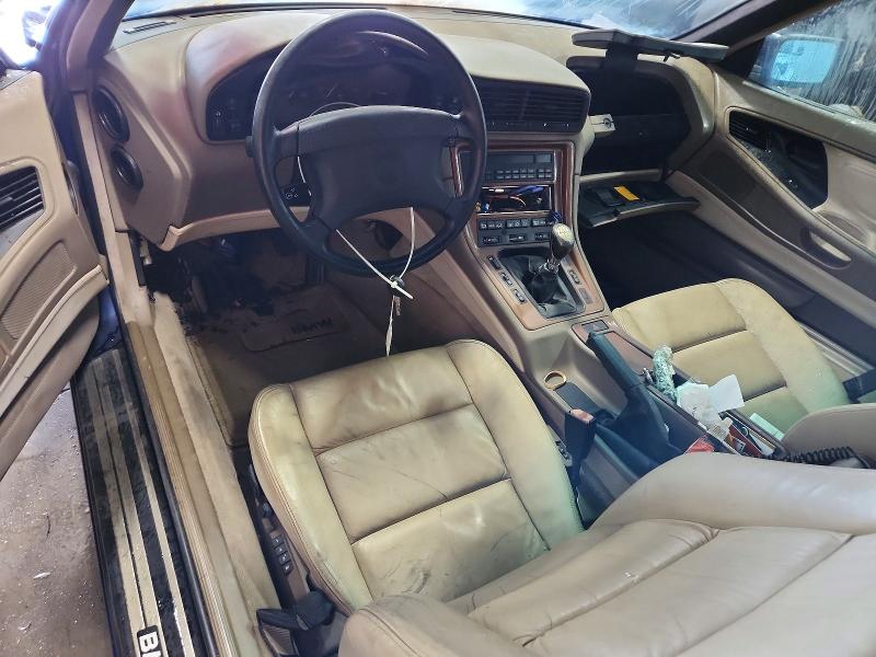 1992 BMW 8er VIN WBAEG1317NCB42654 COPART salvage auction — BURN, Mn - Cert Of Title-Salvage, sold $6,900 on 2026-07-21 (photo 8)