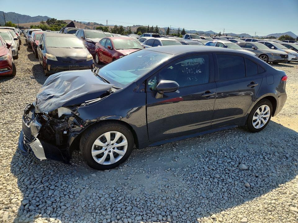 2026 Toyota Corolla VIN JTDBCMFE2T3139012 COPART salvage auction — FRONT END, Ca - Salvage Certificate, sold $90 on 2026-07-28 (photo 1)