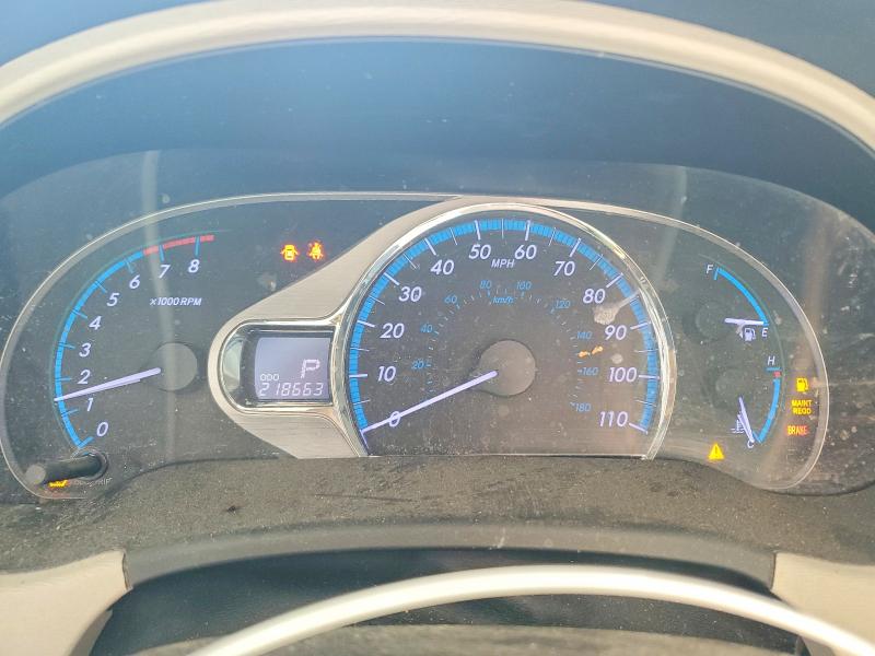 2014 Toyota Sienna VIN 5TDDK3DC8ES079018 COPART salvage auction — REAR END, Wv - Certificate Of Title, sold $2,750 on 2026-07-13 (photo 9)
