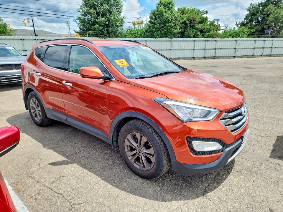 2013 Hyundai Santa fe VIN 5XYZUDLB7DG008094 COPART salvage auction — SIDE, Oh - Cert Of Title-Salvage, sold $1,950 on 2026-07-10 (photo 4)