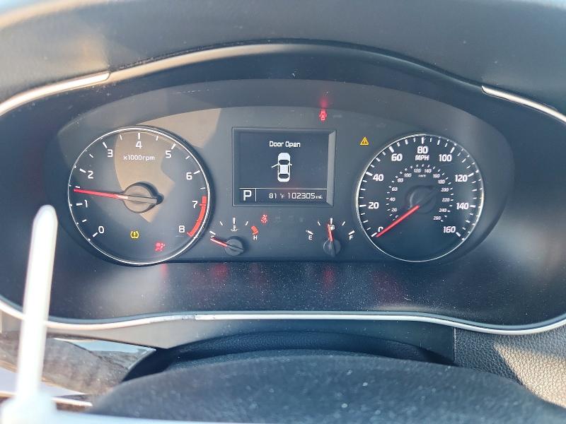 2014 Kia Cadenza VIN KNALN4D73E5160619 COPART salvage auction — REAR END, Tx - Salvage Vehicle Title, sold $1,350 on 2026-07-31 (photo 9)