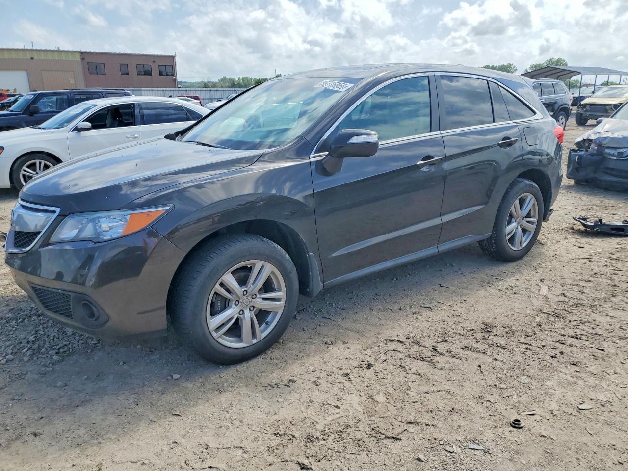 2014 Acura RDX VIN 5J8TB4H34EL013712 COPART salvage auction — Front End, KS - CERT OF TITLE-SALVAGE, sold $675 on 2026-07-09 (photo 1)