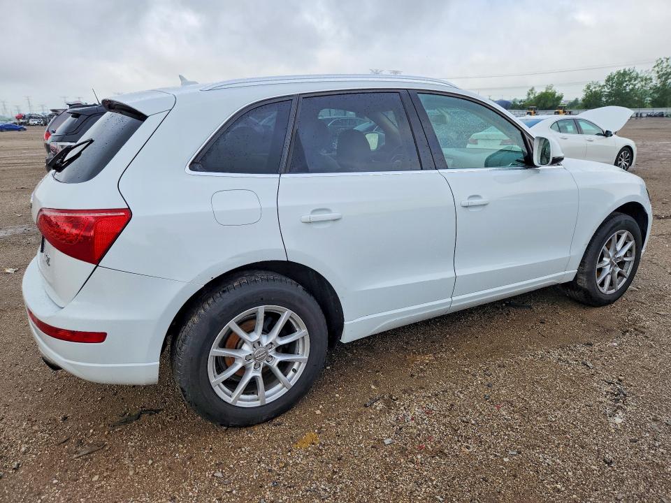 2012 Audi Q5 VIN WA1LFAFP9CA056629 COPART salvage auction — HAIL, Il - Salvage Certificate, sold $1,200 on 2026-07-23 (photo 3)